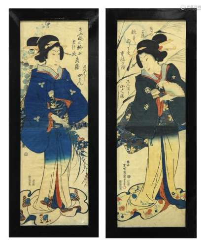 Japanese Woodblock Prints,  Kunisada, 19c