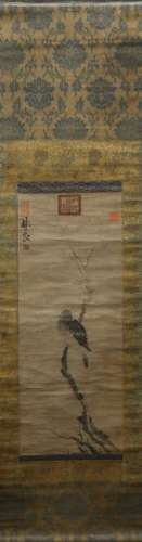 Chinese Scroll, Manner of Lin Liang, Bird