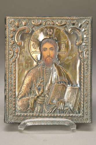 Icon, probably Russia, around 1900, Christ Pantokrator
