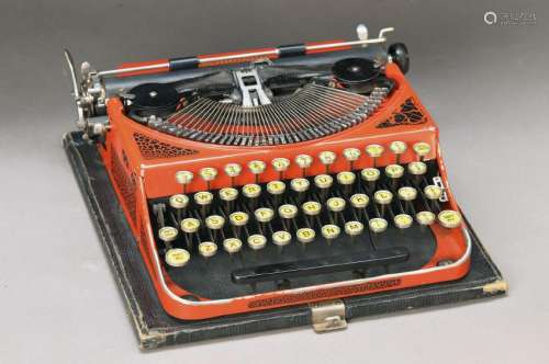 typewriter Remington, around 1932-33, red execution