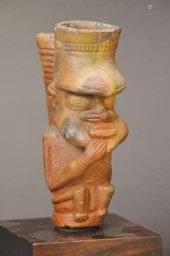 pipe head, Kongo, around 1920, ceramic, in shape of a