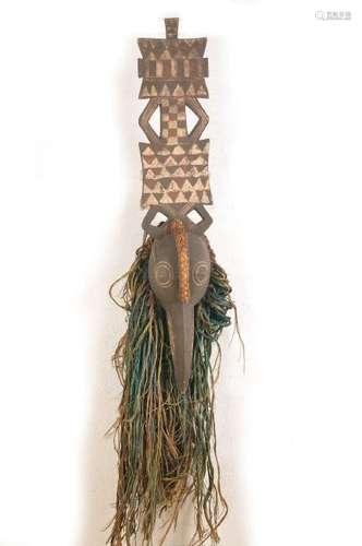 Hornbill Mask, Burgina-Faso, wood, good cavity