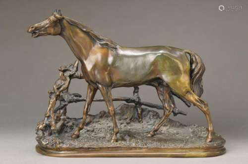 bronze sculpture, Pierre Jules Méne, (1810- 1879),