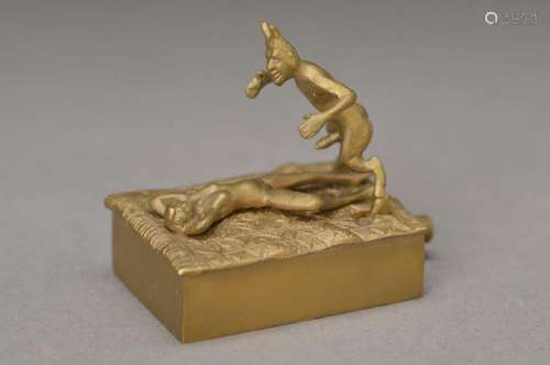 Vienna Bronze, 2.H.20.th. century, Erotic