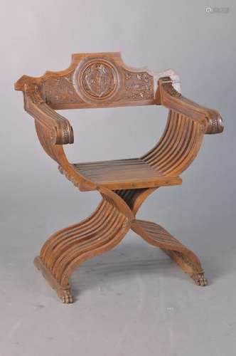 chair in Renaissance-style, German, around 1880/90