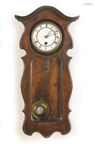 miniature-wall clock, German around 1880/1900,