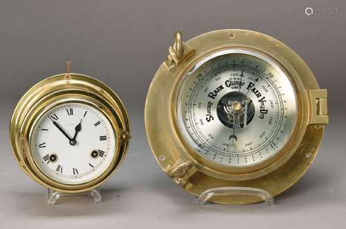 compass and Ship's Clock, 1939 and 2. H. 20. th c