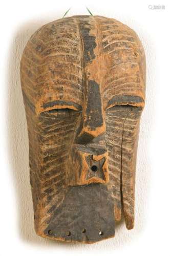 summoning mask of the Basonge, Angola, around 1910-20