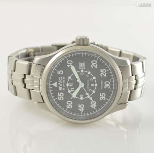 BWC gents wristwatch in stainless steel
