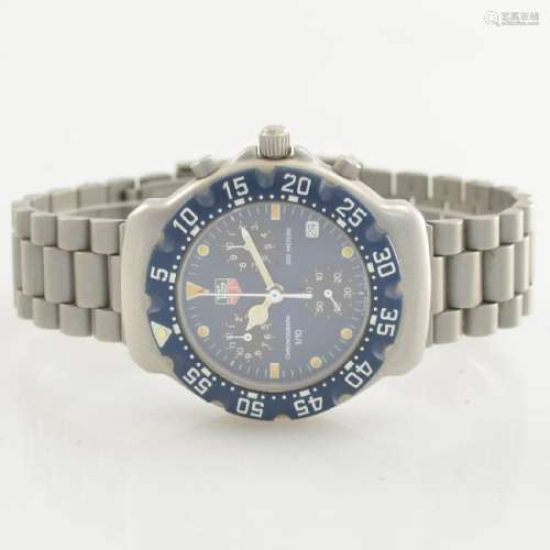 TAG HEUER gents wristwatch with chronograph