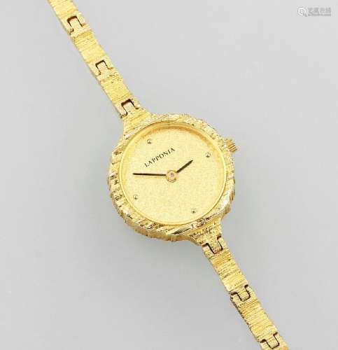 18 kt gold LAPPONIA ladies' wristwatch