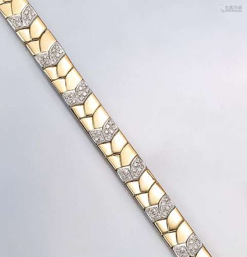 LEO PIZZO 18 kt gold bracelet with brilliants