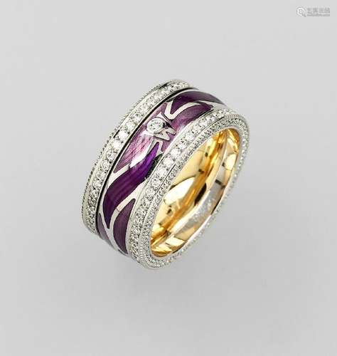 18 kt gold WELLENDORFF ring 'Zauber der Harmonie'