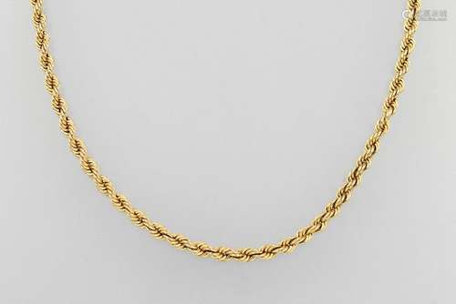 18 kt gold cord chain