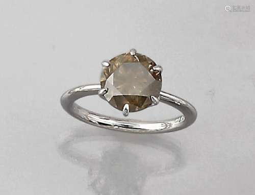 18 ct gold solitaire ring with brilliant
