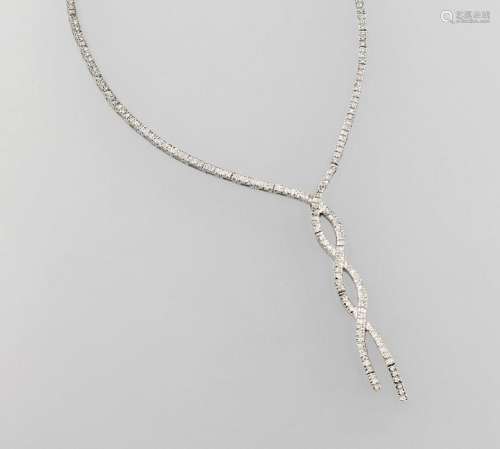 18 kt gold necklace with brilliants