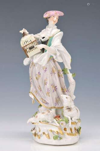 large figurine, Meissen, around 1750, female shepherd