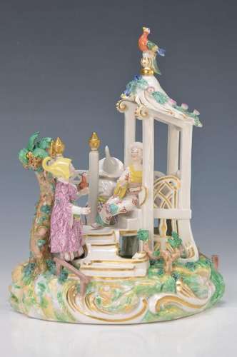 porcelain group, Nymphenburg after FrankenthalModel,