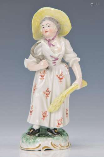 figurine, Frankenthal, dat. 17(81), girl as female
