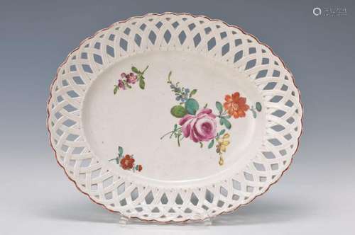 Small oval platter, Ludwigsburg, around 1770/80