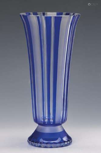 glass vase, Oswals Lippert, Fachschule