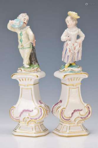 pair of figurines, Nymphenburg after Frankenthal