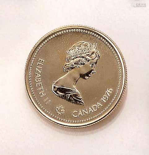 Gold coin, 100 Dollars, Canada, 1976