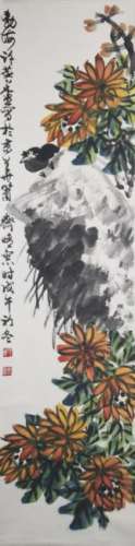 A CHINESE PAINTING ATTRIBUTED TO XU LIN LU