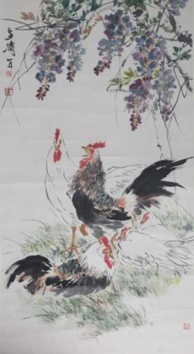 A CHINESE PAINTING ATTRIBUTED TO WANG XUETAO