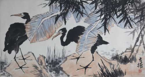 A CHINESE PAINTING ATTRIBUTED TO WANG XUETAO