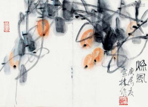 A FINE CHINESE PAINTING, ATTRIBUTED TO JIANG BAO LIN