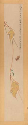 A FINE CHINESE PAINTING ATTRIBUTED TO QI BAI SHI