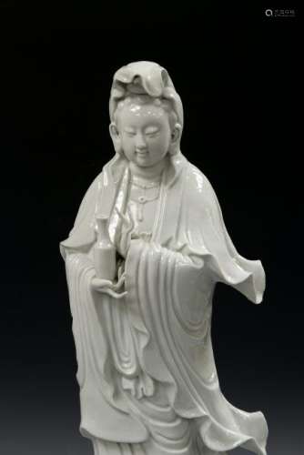 Chinese Blanc de Chine Figure of Guanyin