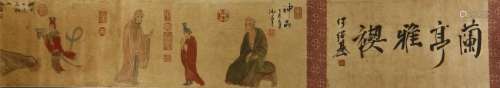 Chinese Handscroll of Luohan
