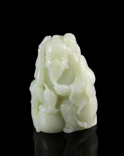 Chinese Carved Jade Figures