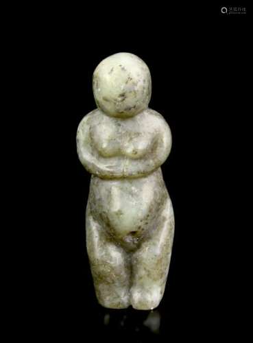 Hongshan Jade Figure of Woman