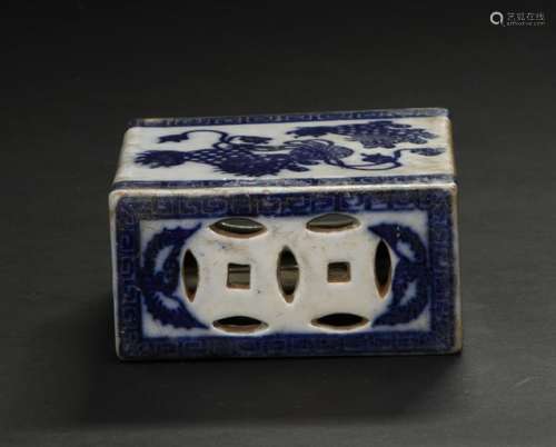 Chinese Blue and White Paperweight