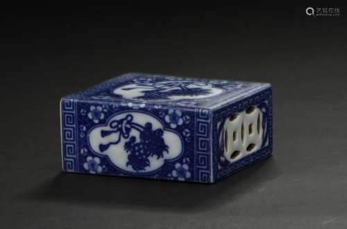 Chinese Blue and White Paperweight