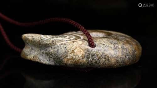 Hongshan Coiled Dragon with Sharp Beak