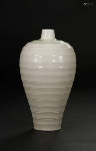 Chinese Ding Ware Carved Meiping Vase