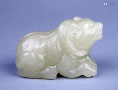 Chinese White Jade of Mythical Beast