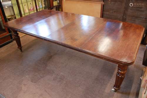 A Victorian Mahogany Dining Table