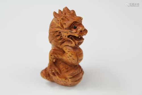 Carved Wooden Netsuke