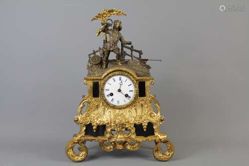 An Early 19th Century French Mantle Clock