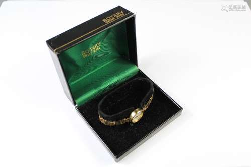 A Ladies 9ct Gold Rotary Wrist Watch