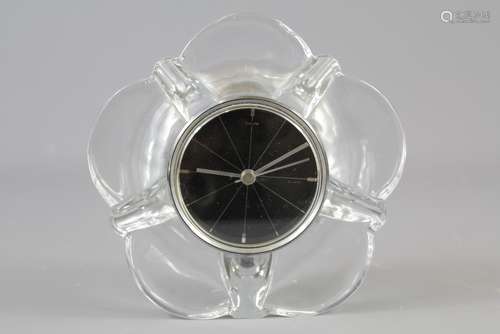 A Modern French Daum Table Clock