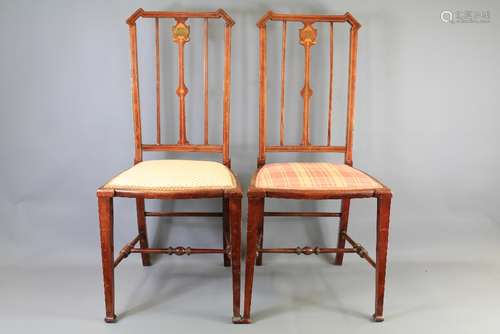 A Pair of Edwardian Occasional Chairs