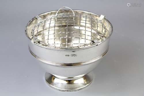 A George V Silver Rose Bowl