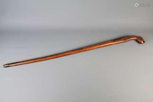 A 19th Century Sri Lankan Mahogany Ceremonial Staff