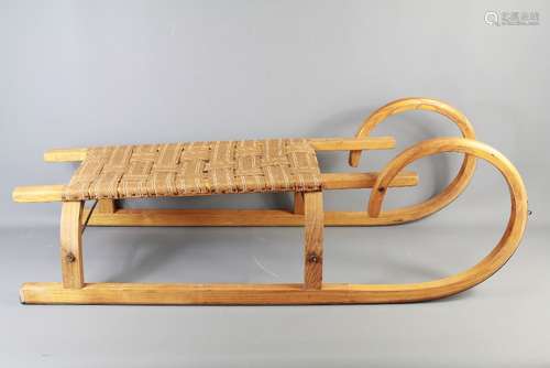 A Sturdy Vintage Beech Sledge